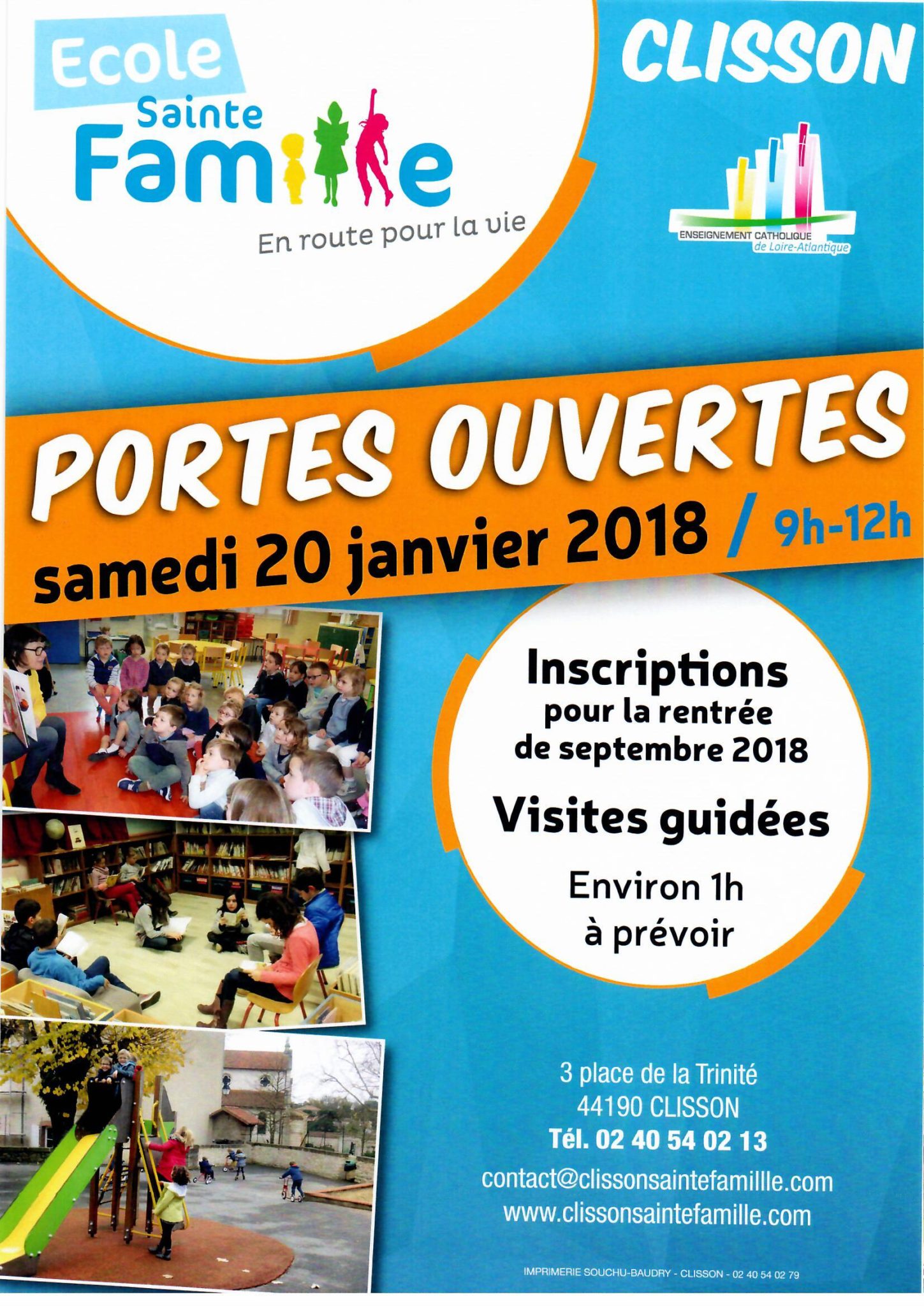 portes ouvertes jpeg Ecole Sainte Famille CLISSON