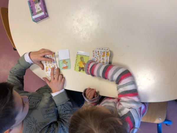 Temps de partage entre les PS et les CM1 – Ecole Sainte Famille – CLISSON