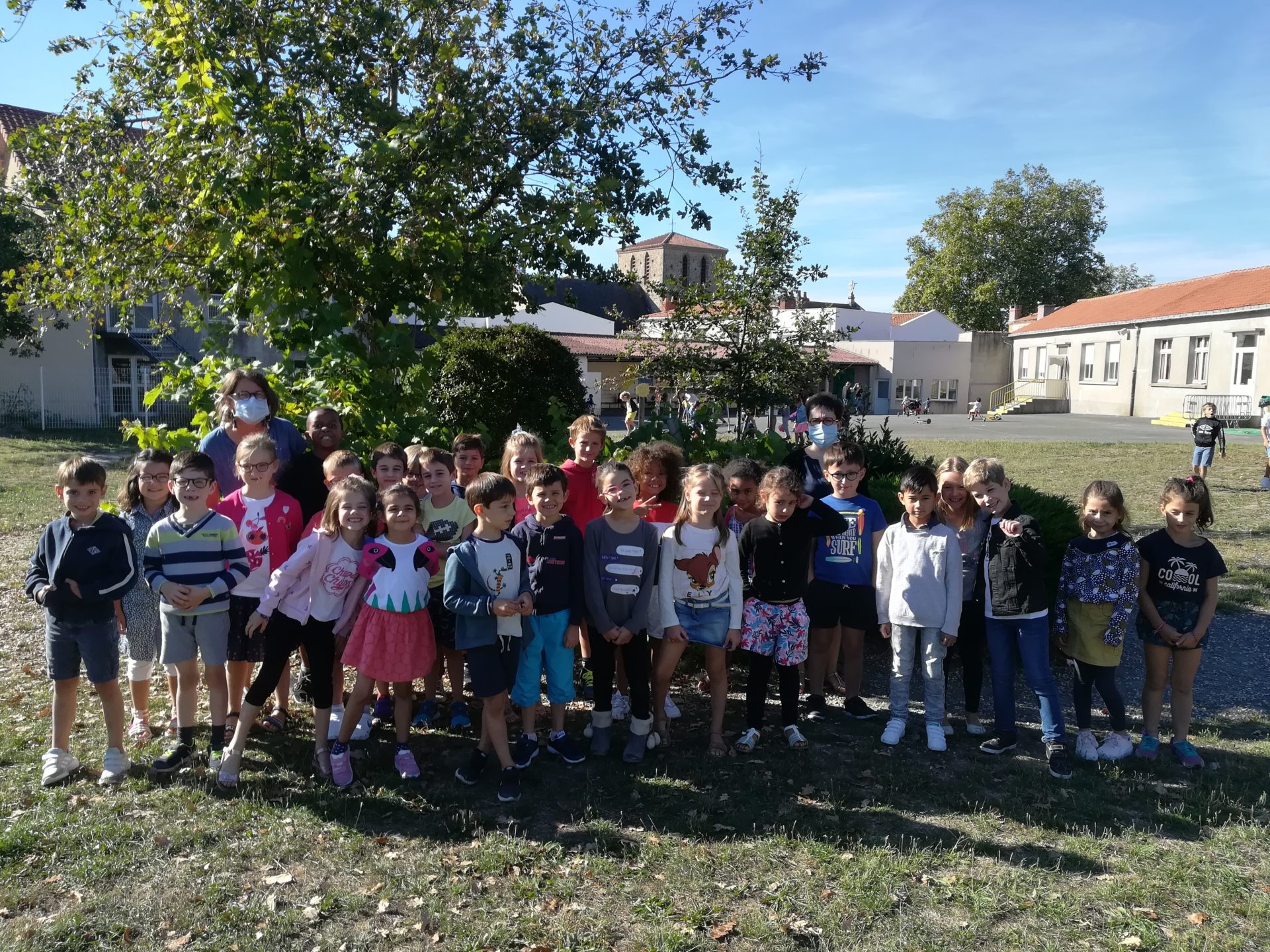 Rentrée des CE1 de la classe de Nathalie Ecole Sainte Famille CLISSON