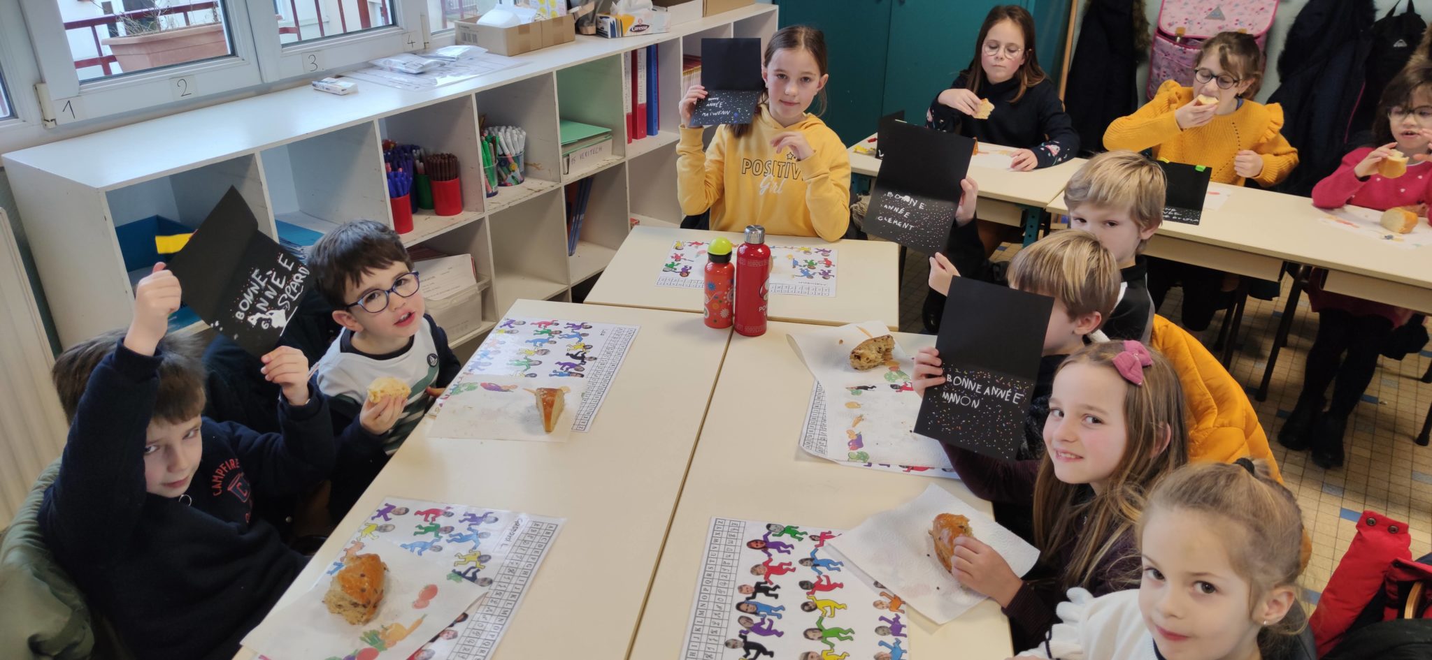 Cartes de vœux et partage de la galette des rois pour les MS-GS et les ...